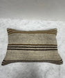 Turkish Hemp Pillow Cushion Natural Beige Brown Pillow Cushion Cover 16" x 24" #30158