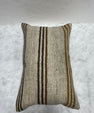 Turkish Hemp Pillow Cushion Natural Beige Brown Pillow Cushion Cover 16" x 24" #30158