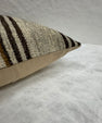 Turkish Hemp Pillow Cushion Natural Beige Brown Pillow Cushion Cover 16" x 24" #30158