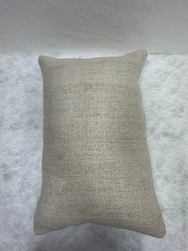 Turkish Hemp Pillow Cushion Natural Beige Pillow Cushion Cover 16" x 24" #30160