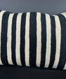 Turkish Hemp Pillow Cushion Natural Beige Black Pillow Cushion Cover 16" x 24" #30138