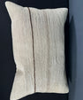 Turkish Hemp Pillow Cushion Natural Beige Brown Pillow Cushion Cover 16" x 24" #30068
