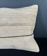 Turkish Hemp Pillow Cushion Natural Beige Brown Pillow Cushion Cover 16" x 24" #30068