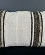 Turkish Hemp Pillow Cushion Natural Beige Brown Pillow Cushion Cover 16" x 24" #30153