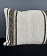 Turkish Hemp Pillow Cushion Natural Beige Brown Pillow Cushion Cover 16" x 24" #30153