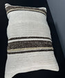 Turkish Hemp Pillow Cushion Natural Beige Brown Pillow Cushion Cover 16" x 24" #30153