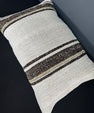 Turkish Hemp Pillow Cushion Natural Beige Brown Pillow Cushion Cover 16" x 24" #30153