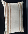 Turkish Hemp Pillow Cushion Natural Beige Brown Pillow Cushion Cover 16" x 24" #30069