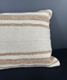 Turkish Hemp Pillow Cushion Natural Beige Brown Pillow Cushion Cover 16" x 24" #30069