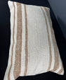 Turkish Hemp Pillow Cushion Natural Beige Brown Pillow Cushion Cover 16" x 24" #30069