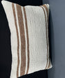 Turkish Hemp Pillow Cushion Natural Beige Brown Pillow Cushion Cover 16" x 24" #30070