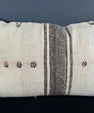Turkish Hemp Pillow Cushion Natural Beige Brown Pillow Cushion Cover 16" x 24" #30082
