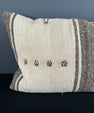 Turkish Hemp Pillow Cushion Natural Beige Brown Pillow Cushion Cover 16" x 24" #30082
