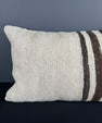 Turkish Hemp Pillow Cushion Natural Beige Brown Pillow Cushion Cover 16" x 24" #30080