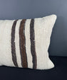 Turkish Hemp Pillow Cushion Natural Beige Brown Pillow Cushion Cover 16" x 24" #30080