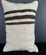 Turkish Hemp Pillow Cushion Natural Beige Brown Pillow Cushion Cover 16" x 24" #30080