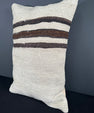 Turkish Hemp Pillow Cushion Natural Beige Brown Pillow Cushion Cover 16" x 24" #30080