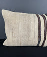 Turkish Hemp Pillow Cushion Natural Beige Brown Pillow Cushion Cover 16" x 24" #30083