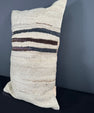 Turkish Hemp Pillow Cushion Natural Beige Brown Pillow Cushion Cover 16" x 24" #30083