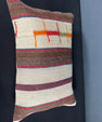Turkish Hemp Pillow Cushion Natural Beige Brown Pillow Cushion Cover 16" x 24" #30170