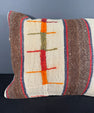 Turkish Hemp Pillow Cushion Natural Beige Brown Pillow Cushion Cover 16" x 24" #30170