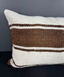 Turkish Hemp Pillow Cushion Natural Beige Brown Pillow Cushion Cover 16" x 24" #30173