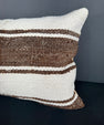 Turkish Hemp Pillow Cushion Natural Beige Brown Pillow Cushion Cover 16" x 24" #30173