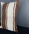 Turkish Hemp Pillow Cushion Natural Beige Brown Pillow Cushion Cover 16" x 24" #30173