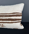 Turkish Hemp Pillow Cushion Natural Beige Brown Pillow Cushion Cover 16" x 24" #30140