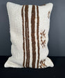 Turkish Hemp Pillow Cushion Natural Beige Brown Pillow Cushion Cover 16" x 24" #30140