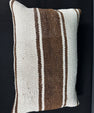 Turkish Hemp Pillow Cushion Natural Beige Brown Pillow Cushion Cover 16" x 24" #30172