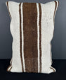 Turkish Hemp Pillow Cushion Natural Beige Brown Pillow Cushion Cover 16" x 24" #30172