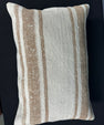 Turkish Hemp Pillow Cushion Natural Beige Brown Pillow Cushion Cover 16" x 24" #30175