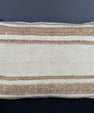 Turkish Hemp Pillow Cushion Natural Beige Brown Pillow Cushion Cover 16" x 24" #30175