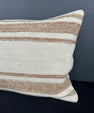 Turkish Hemp Pillow Cushion Natural Beige Brown Pillow Cushion Cover 16" x 24" #30175