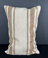Turkish Hemp Pillow Cushion Natural Beige Brown Pillow Cushion Cover 16" x 24" #30175