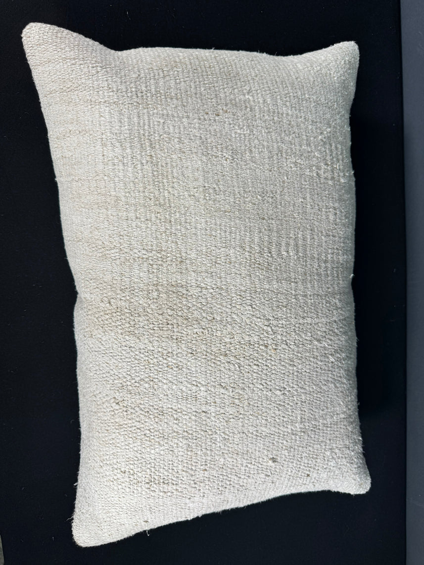 Turkish Hemp Pillow Cushion Natural Beige Pillow Cushion Cover 16" x 24" #30161