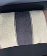 Turkish Hemp Pillow Cushion Natural Beige Black Pillow Cushion Cover 16" x 24" #30143