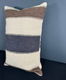 Turkish Hemp Pillow Cushion Natural Beige Black Pillow Cushion Cover 16" x 24" #30143