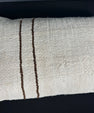 Turkish Hemp Pillow Cushion Natural Beige Brown Pillow Cushion Cover 16" x 24" #30149