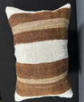 Turkish Hemp Pillow Cushion Natural Beige Brown Pillow Cushion Cover 16" x 24" #30064