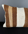Turkish Hemp Pillow Cushion Natural Beige Brown Pillow Cushion Cover 16" x 24" #30064