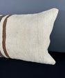 Turkish Hemp Pillow Cushion Natural Beige Brown Pillow Cushion Cover 16" x 24" #30148