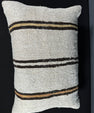 Turkish Hemp Pillow Cushion Natural Beige Brown Pillow Cushion Cover 16" x 24" #30150