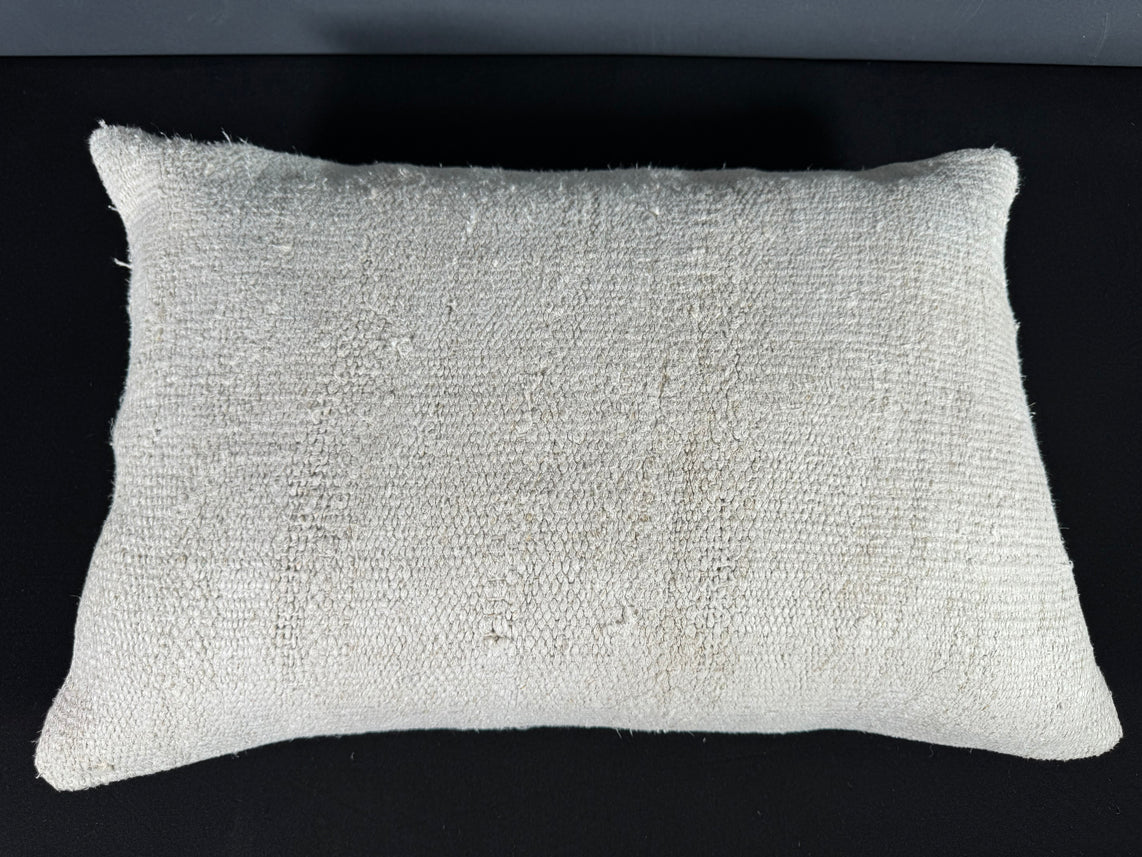 Turkish Hemp Pillow Cushion Natural Beige Pillow Cushion Cover 16" x 24" #30066