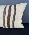 Turkish Hemp Pillow Cushion Natural Beige Brown Pillow Cushion Cover 16" x 24" #30163