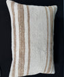 Turkish Hemp Pillow Cushion Natural Beige Brown Pillow Cushion Cover 16" x 24" #30165