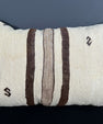 Turkish Hemp Pillow Cushion Natural Beige Brown Pillow Cushion Cover 16" x 24" #30166
