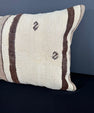 Turkish Hemp Pillow Cushion Natural Beige Brown Pillow Cushion Cover 16" x 24" #30166