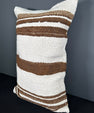 Turkish Hemp Pillow Cushion Natural Beige Brown Pillow Cushion Cover 16" x 24" #30218